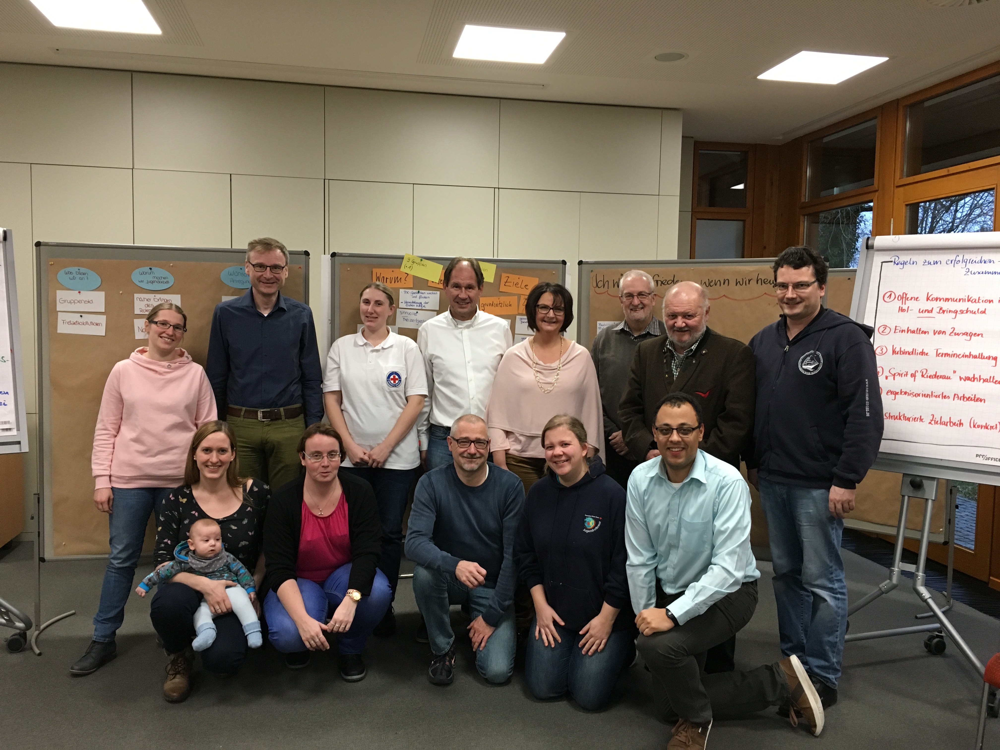 Das Team hinter dem »Spirit of Riederau« Foto: Jugendrotkreuz
