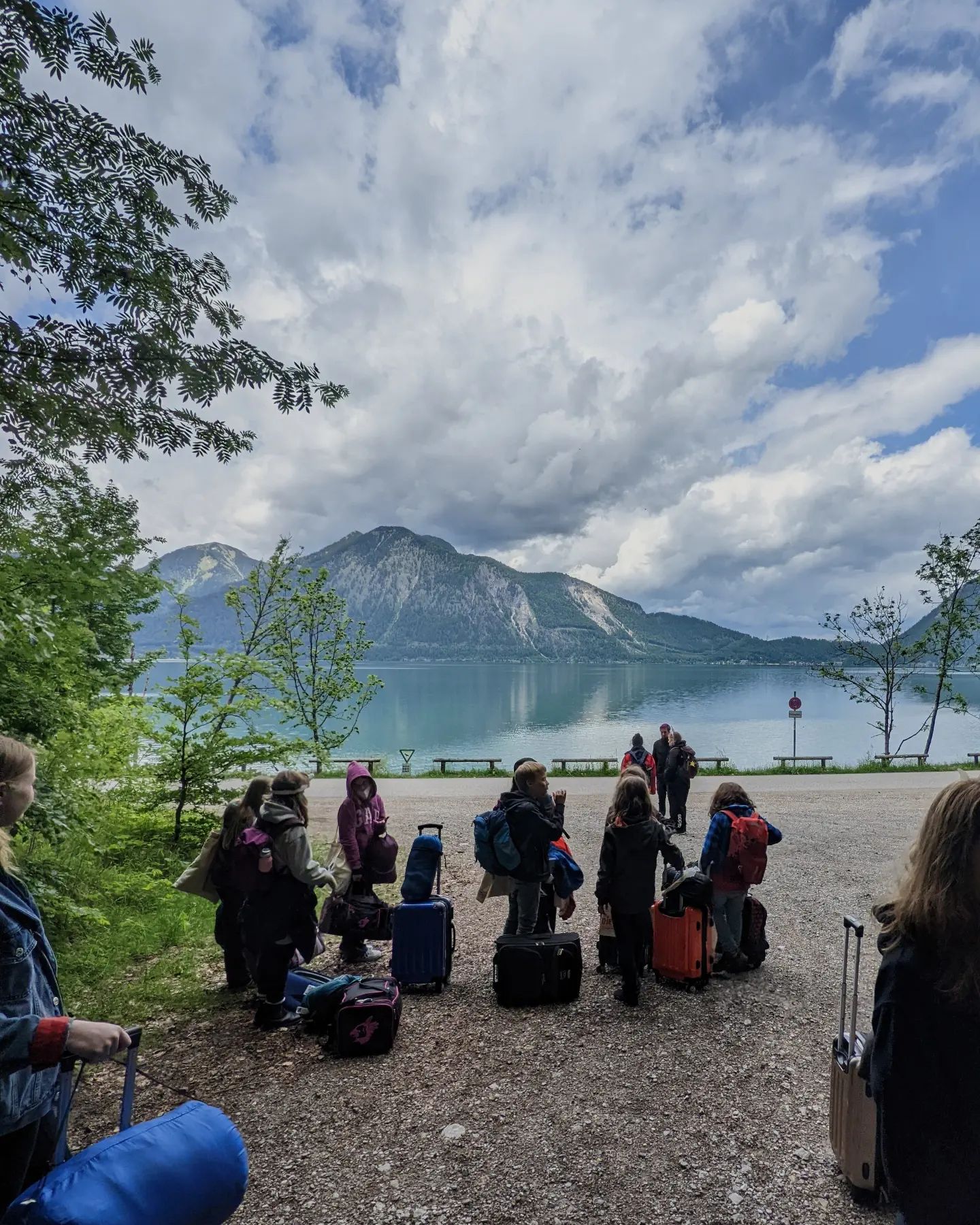 Anreise zum Kreiswettbewerb mit herrlicher Aussicht auf den Walchensee